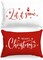 Christmas Standard Pillowcase 20x26 Set of 2, Red Christmas Snowflake Decorative Lumbar Pillow Cases 20 x 26 Long Rectangle Standard Shams Throw Bed Pillow Covers Xmas Cushion Cover 2 Pack